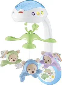 Super Móbile Ursinhos Fofinhos 3 em 1 Fisher Price, Mattel, Branco