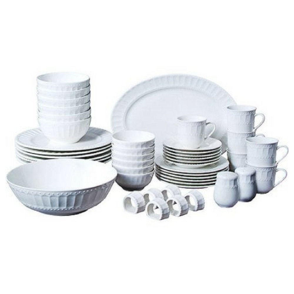 Gibson Home Regalia 46-Piece Dinnerware and Serveware Set