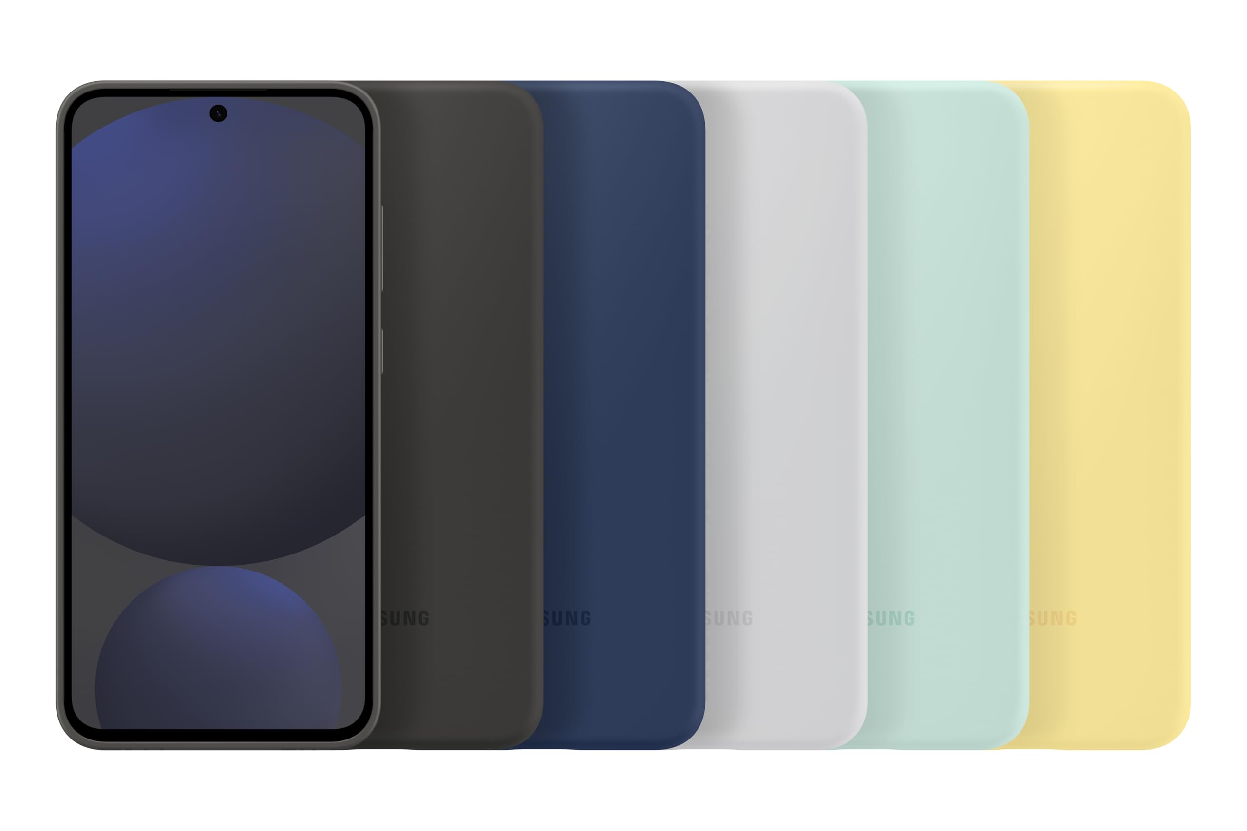 Samsung Galaxy Official - Funda de Silicona para S24 FE, Color Negro (Paquete de 2)