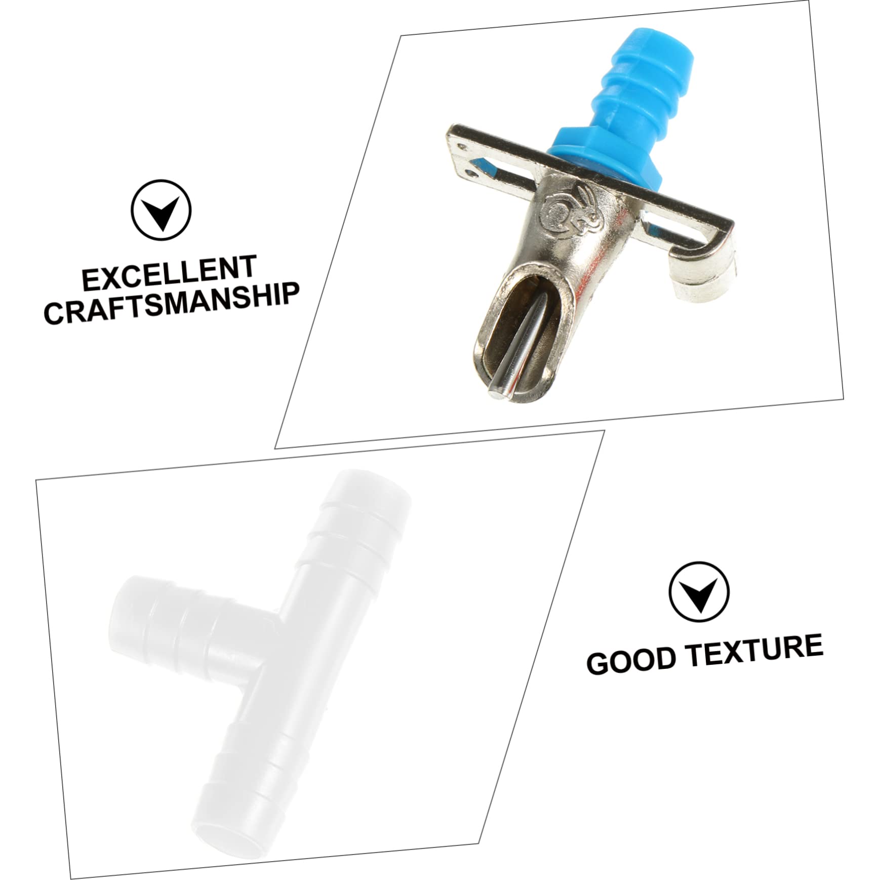 VANZACK 30pezzi Distributore Automatico Per Conigli Abbeveratoio Con Doppia Molla Facile Da Installare e Resistente Per Piccoli Animali Design Splash Struttura Durevole