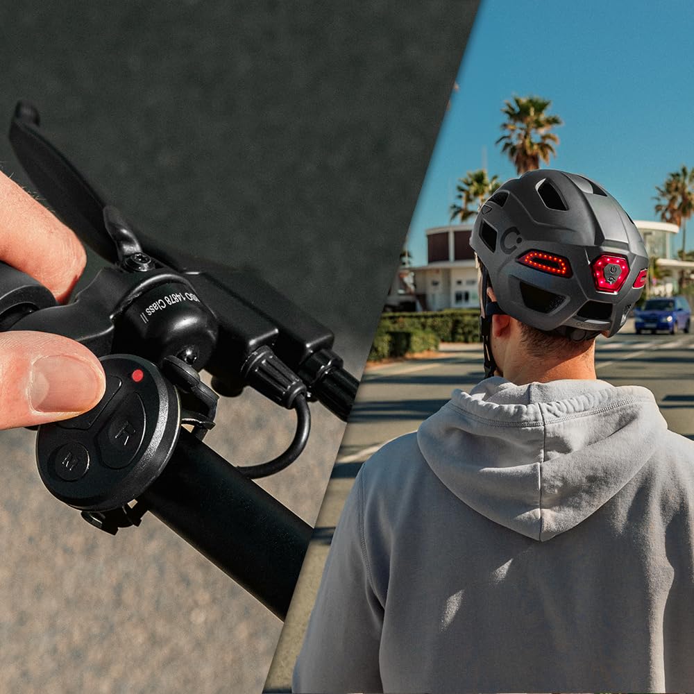 Cecotec Casque Urbain pour Vélo et Trottinette Ajustable BrainGuard Flash