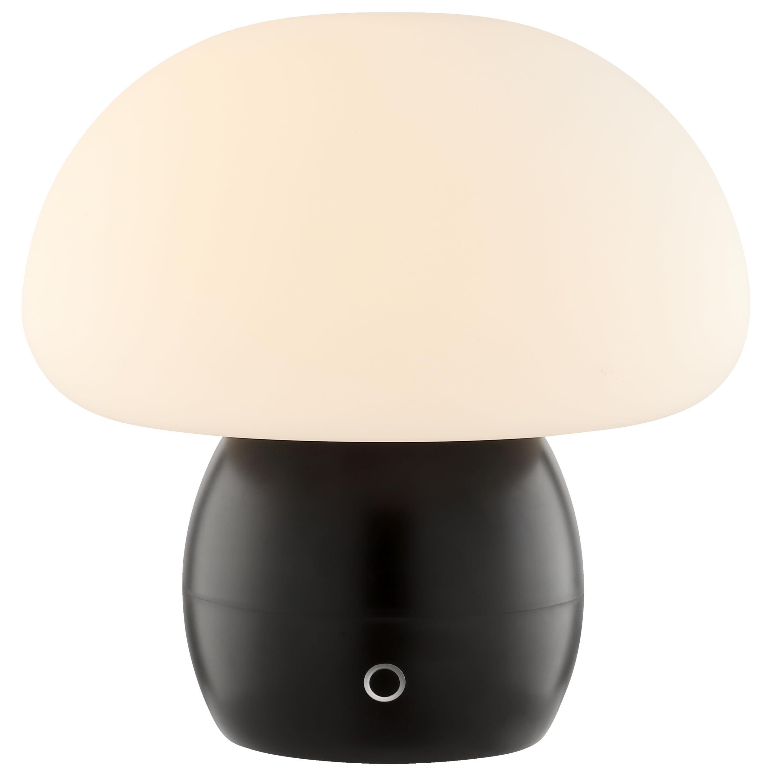 Lightbox LED Tischleuchte, 230 Lumen, 2700 Kelvin, Ø 22 cm, Höhe 22 cm, | LED Tischleuchte, 230 Lumen, 2700 Kelvin, Ø 22 cm, Höhe 22 cm, 3-stufig dimmbar per Touch, Wireless Charging, USB,