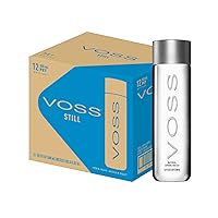 Vista 1 de VOSS Agua Natural Embotellada Premium Sin Gas - Sin BPA - PET de Alto Grado - Botellas de Plástico Reciclables - Agua Potable Pura con Diseño