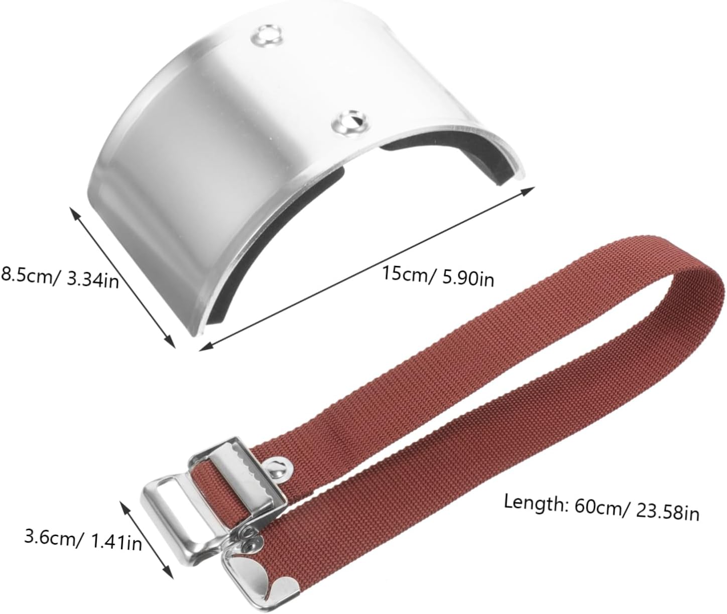 SUPVOX 1set Ergonomic Drywall Stilt Replacement Parts Foot Rest and Leg Straps Stilt Heel Parts Cuff Replacement for Painting