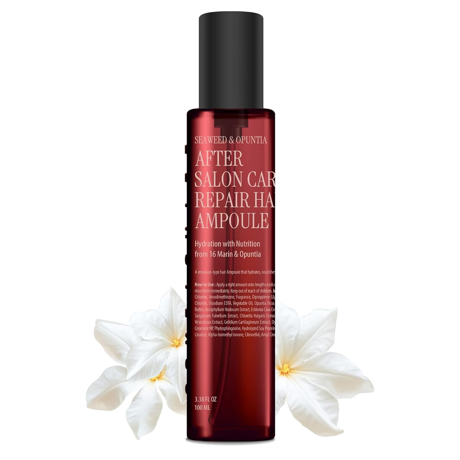 CURLYSHYLL After Salon Care Repair Hair Ampoule | Lightweight Serum Care for Daily Damaged Hair Repair | Seaweed & Opuntia Extracts | Leave-in Moisture Serum | 100ml