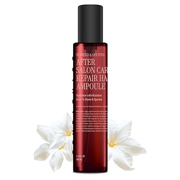 CURLYSHYLL After Salon Care Repair Hair Ampoule for Dry & Damaged Hair, Lightweight Daily Leave-In Serum Care, Helps Improve Split Ends & Tangles, 100ml