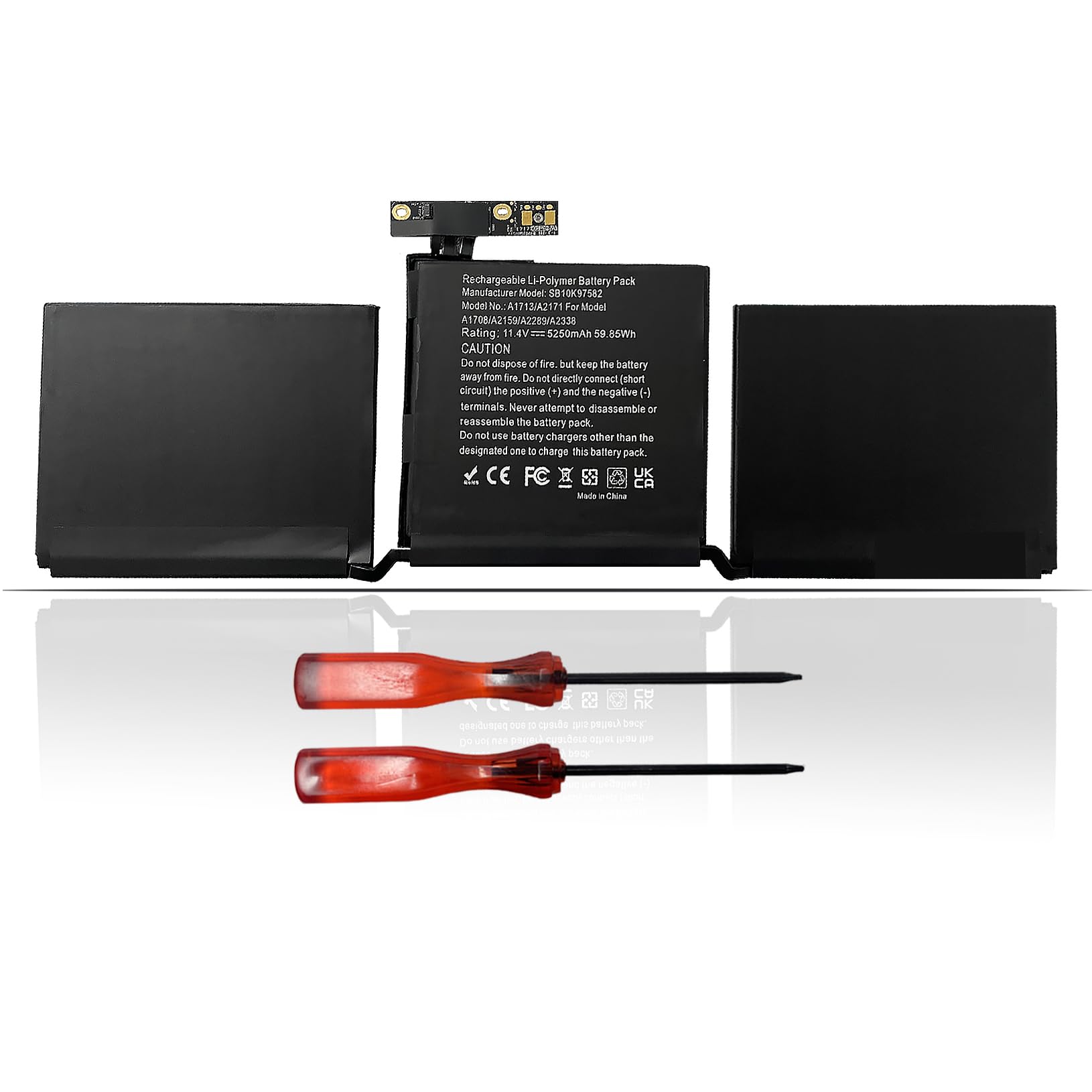 Amazon.com: AURUNHO A1713 A1708 59.85Wh Laptop Battery Replacement