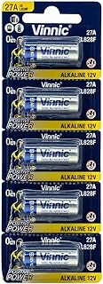 5 x Vinnic A27 E27A MN27 L828 L828F 27A 12V Alkaline High Voltage Batteries