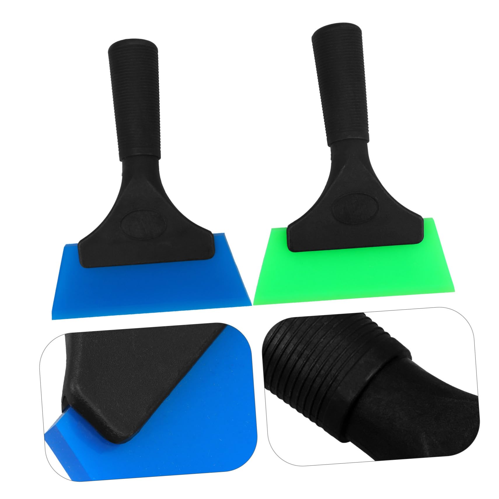 MOLUCKFU 2pcs Auto Film Scraper Gentle Squeegee for Car Window Tinting and Wallpaper Smoothing Non Scratch Wrapping Tool for Vehicle Surface Care