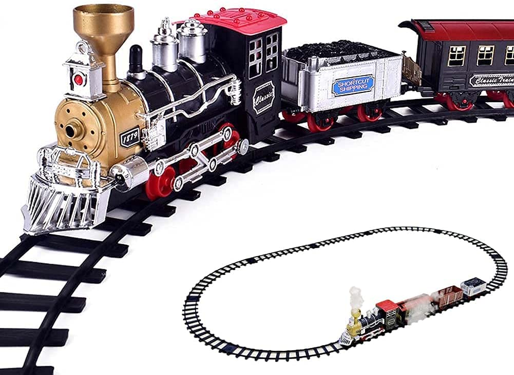Buy ZHLFDC Toy Batterydriven Train Toy With Sound And Light Retro