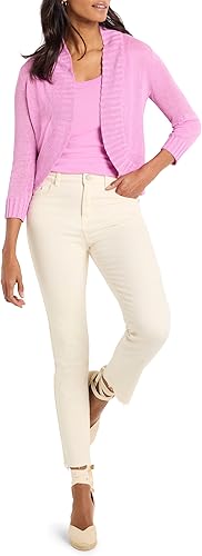 NIC+Zoe Bolero Cardigan, Camellia, XXL