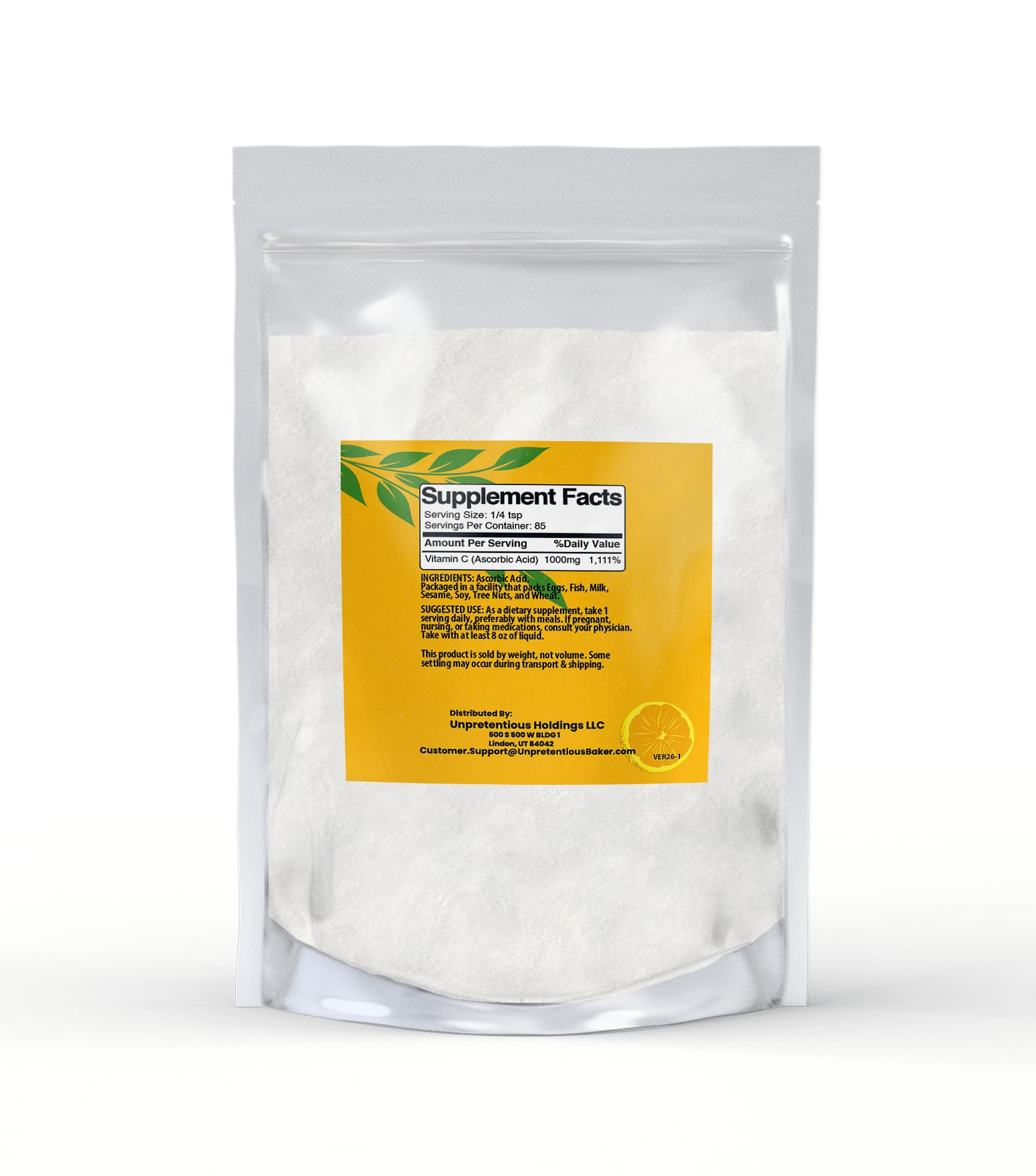 Unpretentious, Vitamin C Powder, 3.0 Oz — Amazon image 2