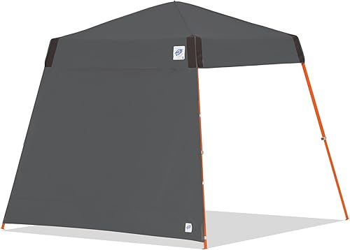 Miniatura 5 de E-Z UP Pared lateral única, se adapta a patas en ángulo de 12 pies, accesorio de clip de braguero, gris