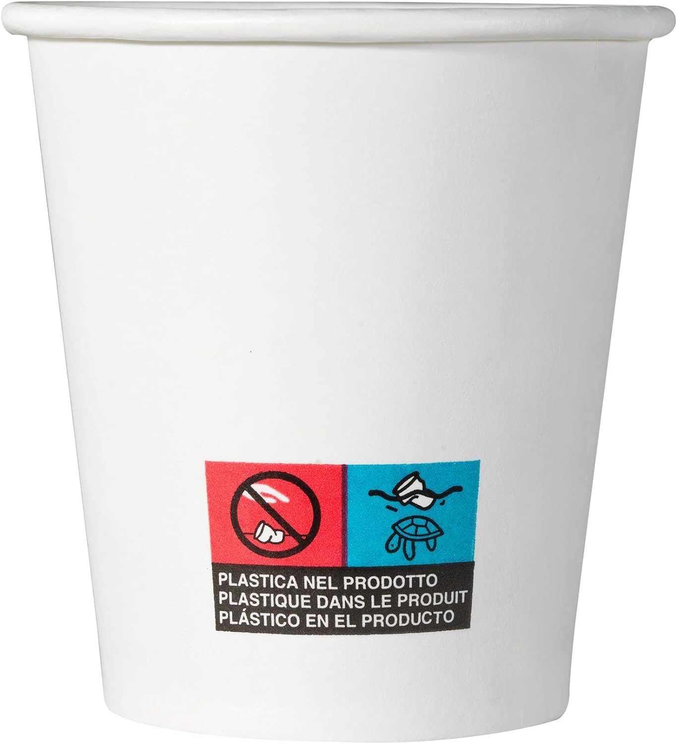 200 ml Vasos de papel orgánico Vaso desechable Vaso compostable biodegradable (100)