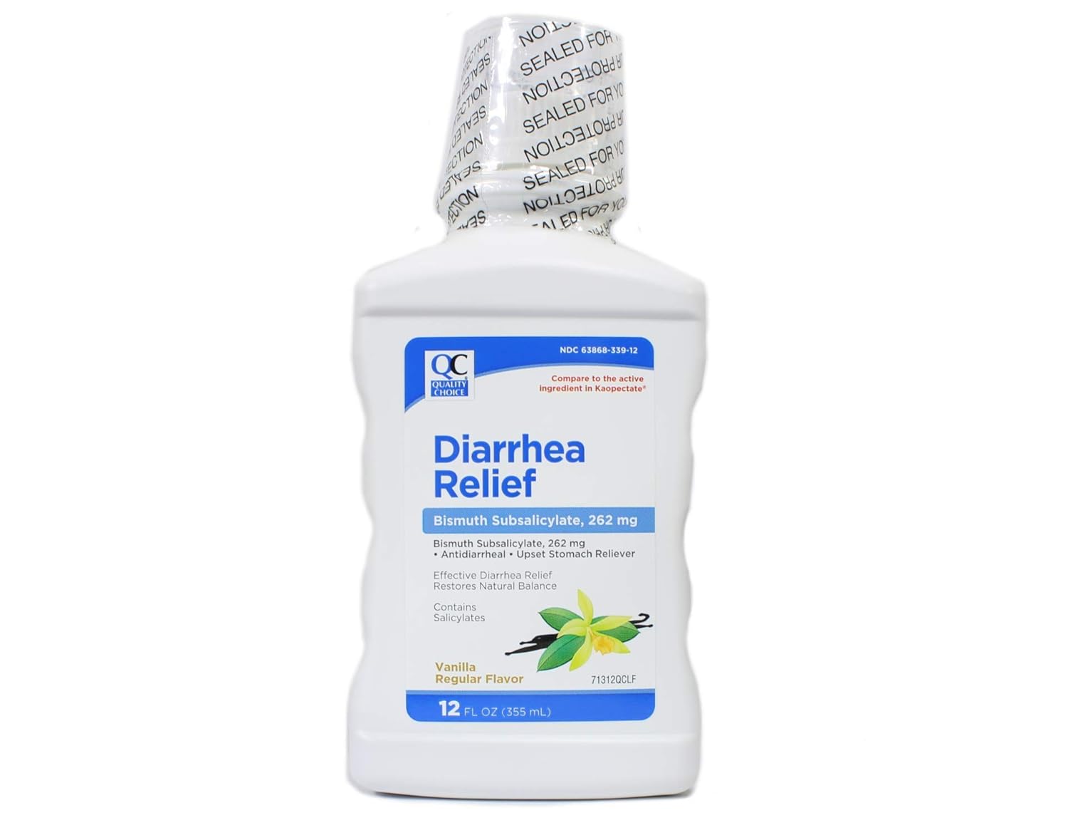 Quality Choice Alívio da Diarreia Sabor Baunilha 340g, Parte # 35515-0948-12