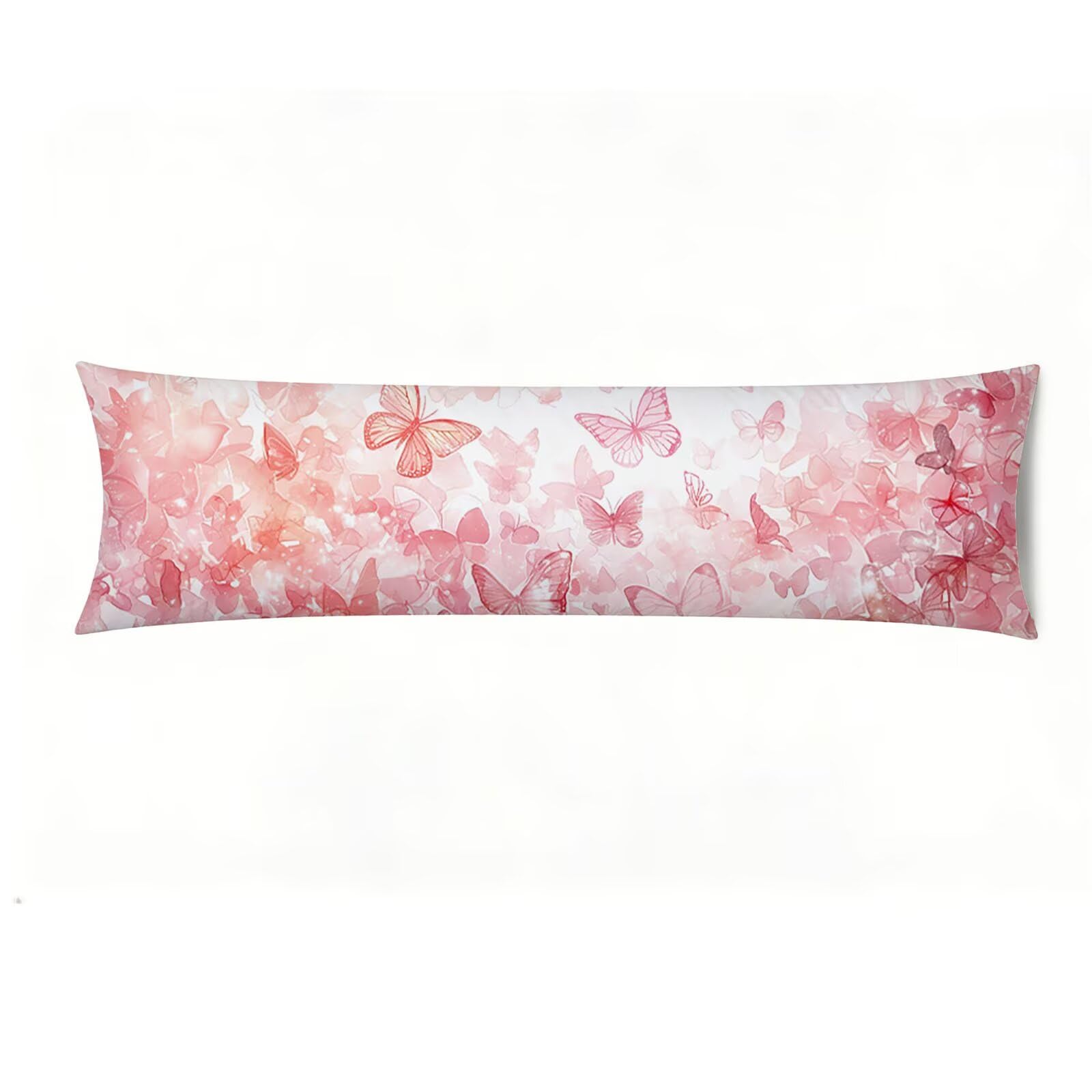 Taie de traversin 40x145 en velours rose poudré d'une douceur absolue