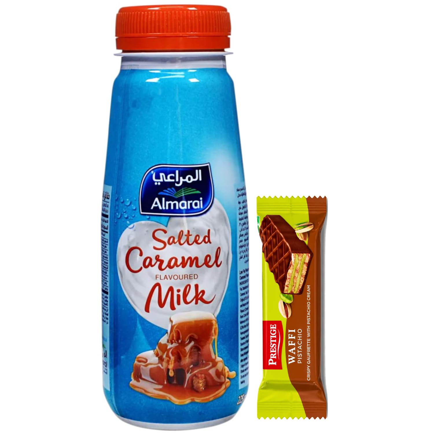 Almarai Salted Caramel Flavoured Milk Drink, Smooth & Creamy Ready-to-Drink UHT Beverage, Indulgent Sweet & Savoury Treat, Long-Life Dairy Snacking, Premium Milk - Single Bottle (225ml)-image-3