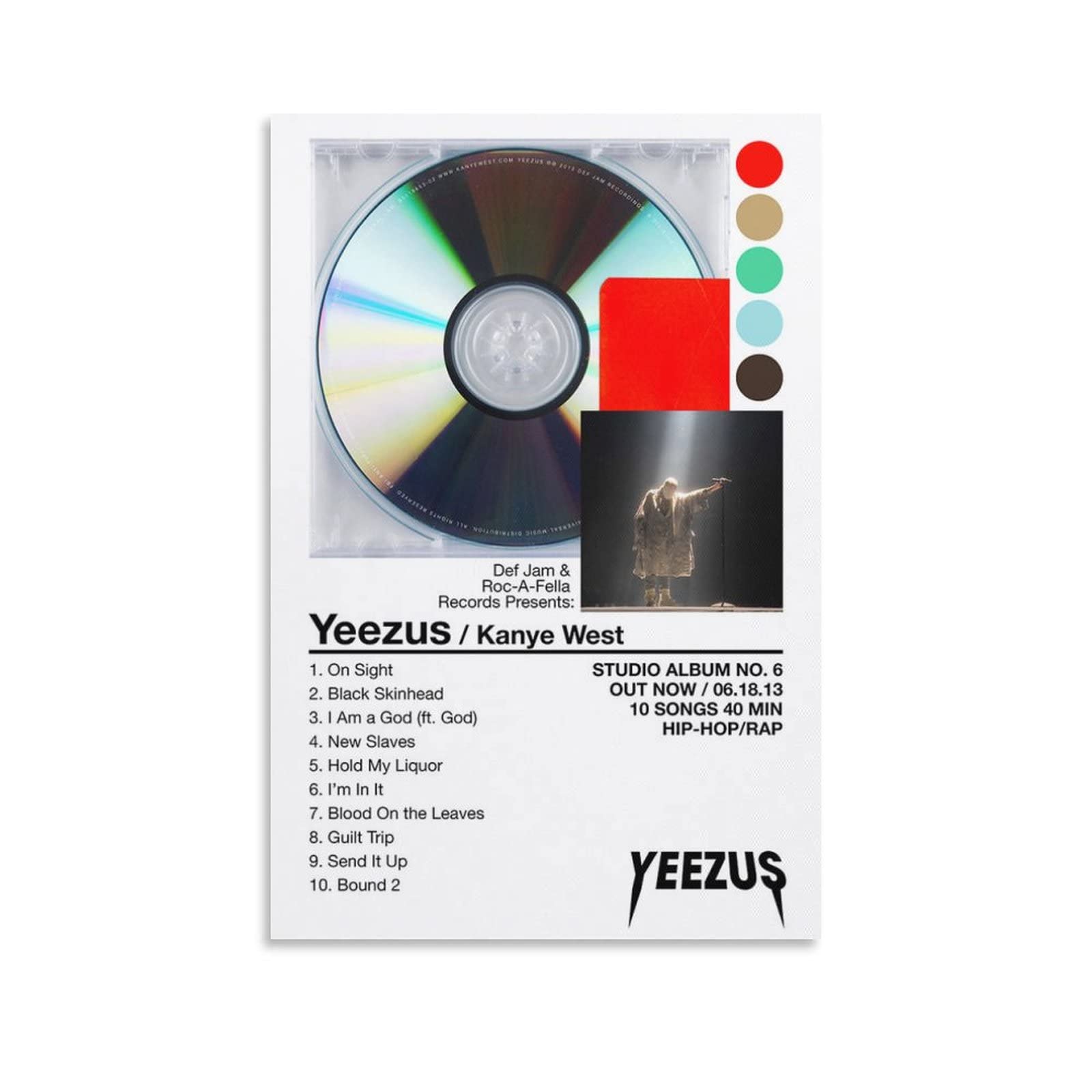 Kanye West Yeezus Songs