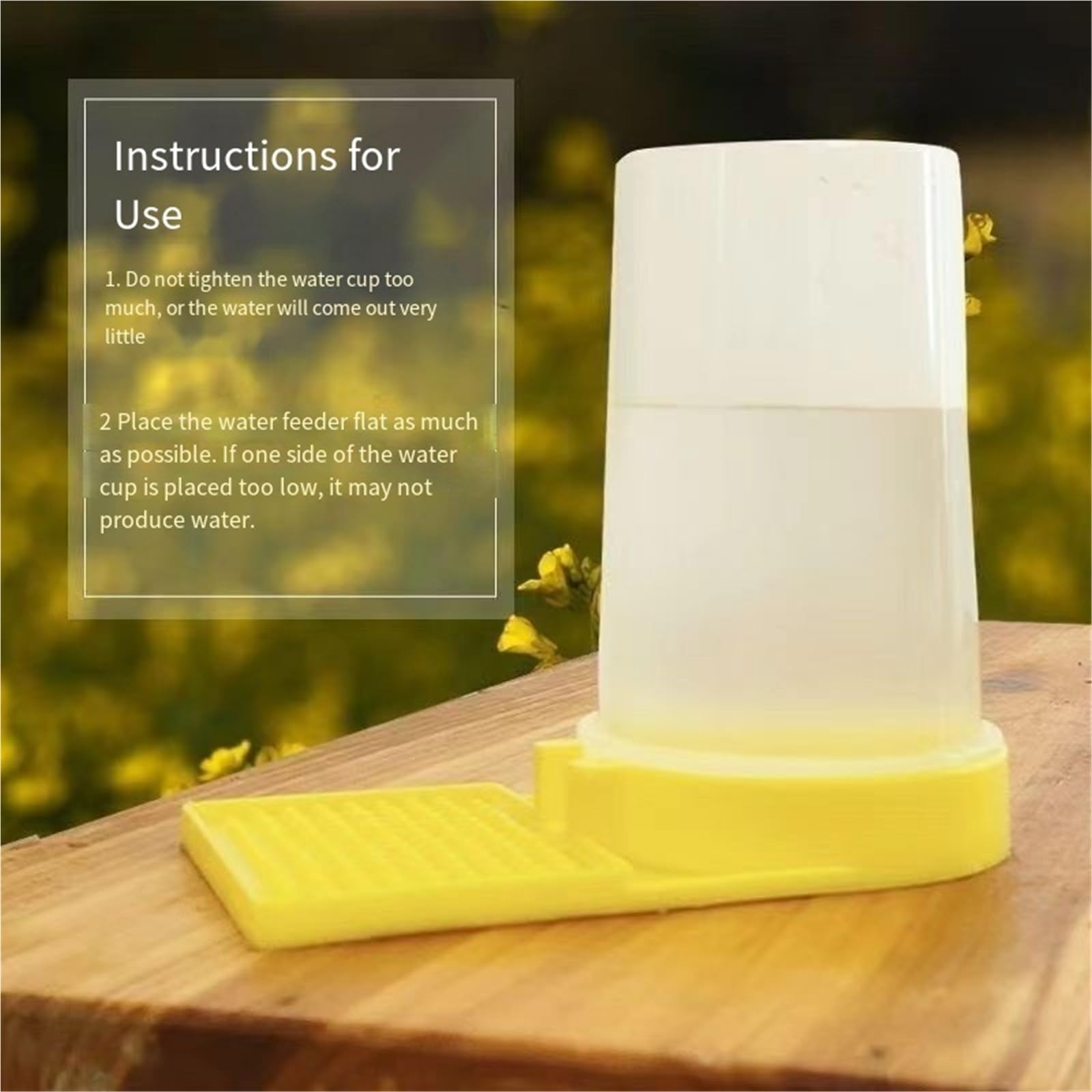 Comedero for abejas, agua for grillos, pollitos y mascotas pequeñas, 10/30/50 Uds(50pcs)