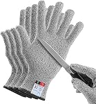 YINENN Protective Gloves, Nylon, Cut Resistant, Small (Pack of 4)
