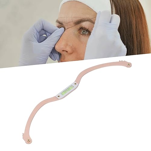 Miniatura 5 de Regla de marcador de línea de cejas, herramienta de mapeo de cejas, arco ligero, regla de arco de microblading para medición de cejas (dorado)