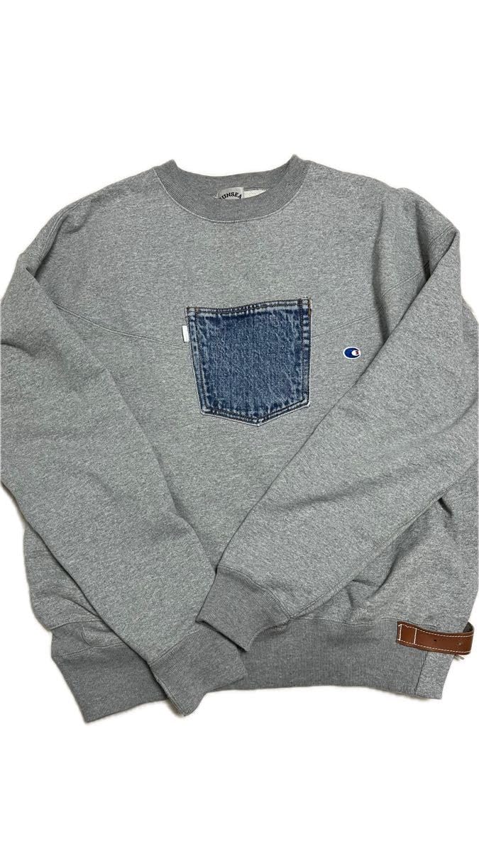 Amazon.co.jp: SUNSEA 22AW Pocket Sweatshirt サイズ2 コットン GRY 