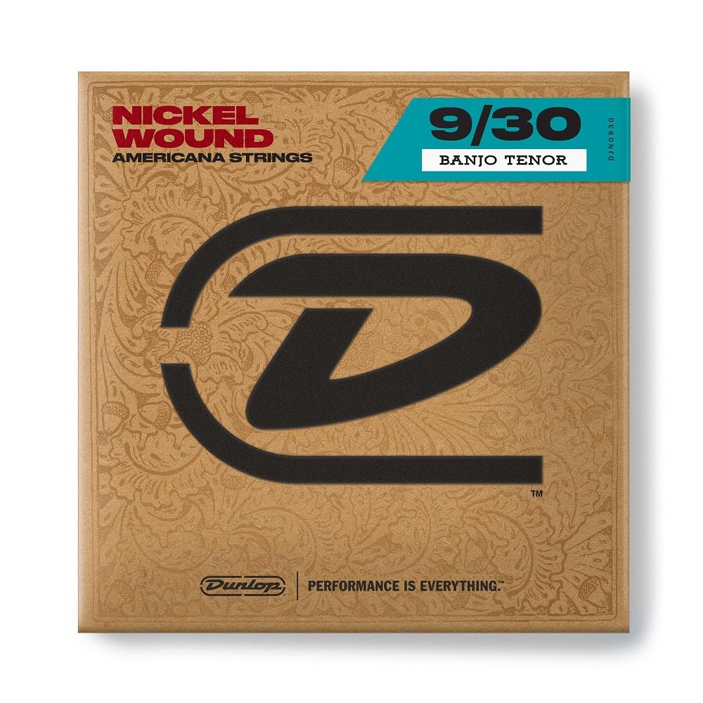 Dunlop DJN0930 Nickel Tenor Banjo Strings (Pack of 4)