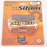 Plaquette de frein Sifam compatible avec Moto Yamaha 125 DT Tenere 1988 à 1992 AV