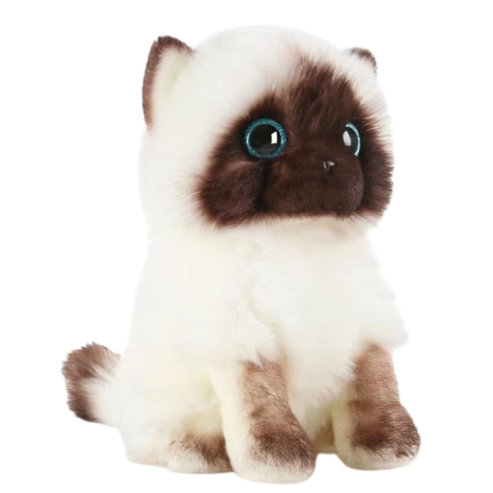 lilizzhoumax Siamese Cat Plush Toy 23cm/9”