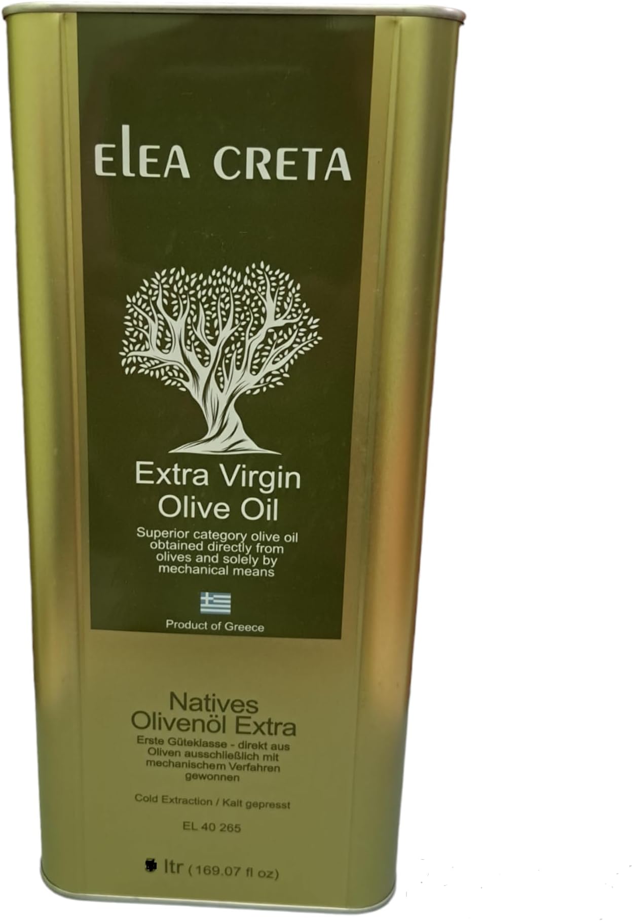 Elea Creta Extra Virgin Greek Olive Oil 3lt Tin can