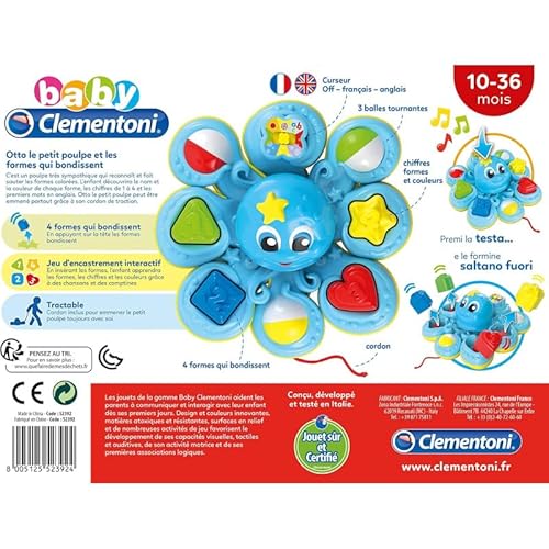 Clementoni Baby 52392 Pieuvre Trieuse De Formes - vue 7