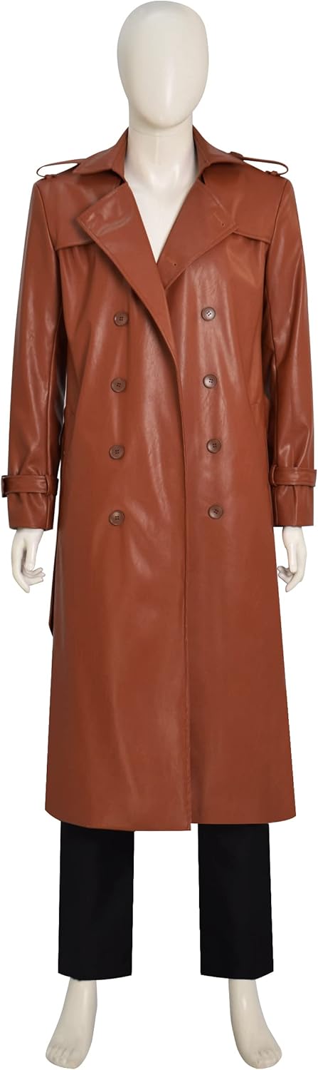 Men's 15th Doctor Series Costume Who Brown Long Coat Fifteenth Doctor Costume Full Suit