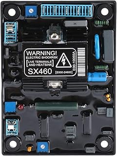 Voltage Regulator, SX460 Input 190-264VAC Automatic Engine Voltage Regulator Generator Controller Module AVR Generator Accessories for Brushless Generator within 80KW