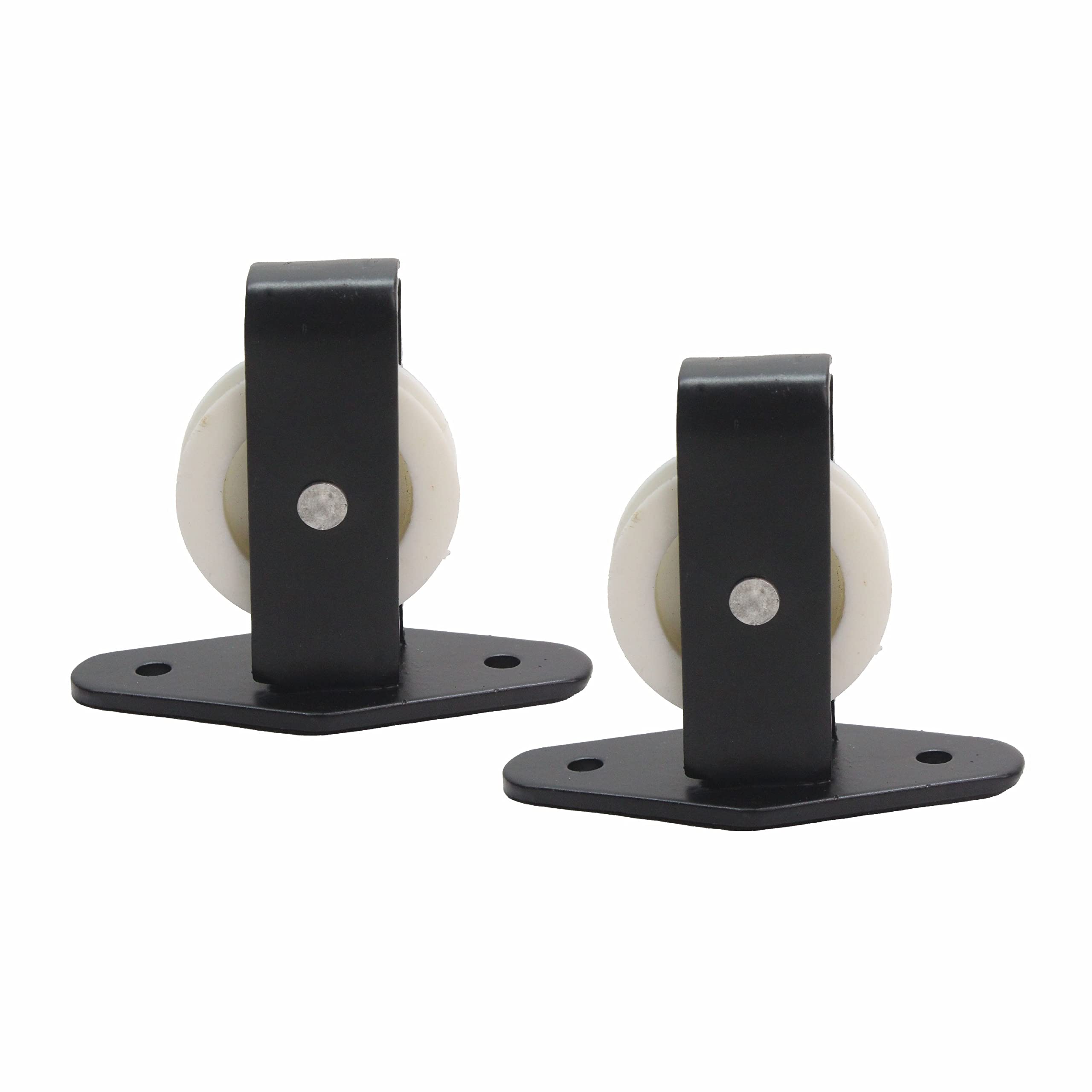 SUL Single Upright Pulley with Wheel, Single Upright Pulley Roller Including Fixing Screw for Washing Line Rope and Cord for Indoor and Outdoor Use - 38mm (1.5 inch) (2)