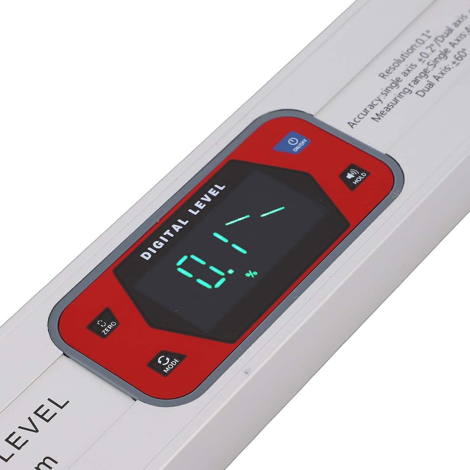 Fafeicy Digital Level, Dual Axis LCD Display with Magnetic Base for Woodworking Construction, 0.1 Resolution Angle Slope Measurement with Buzzer