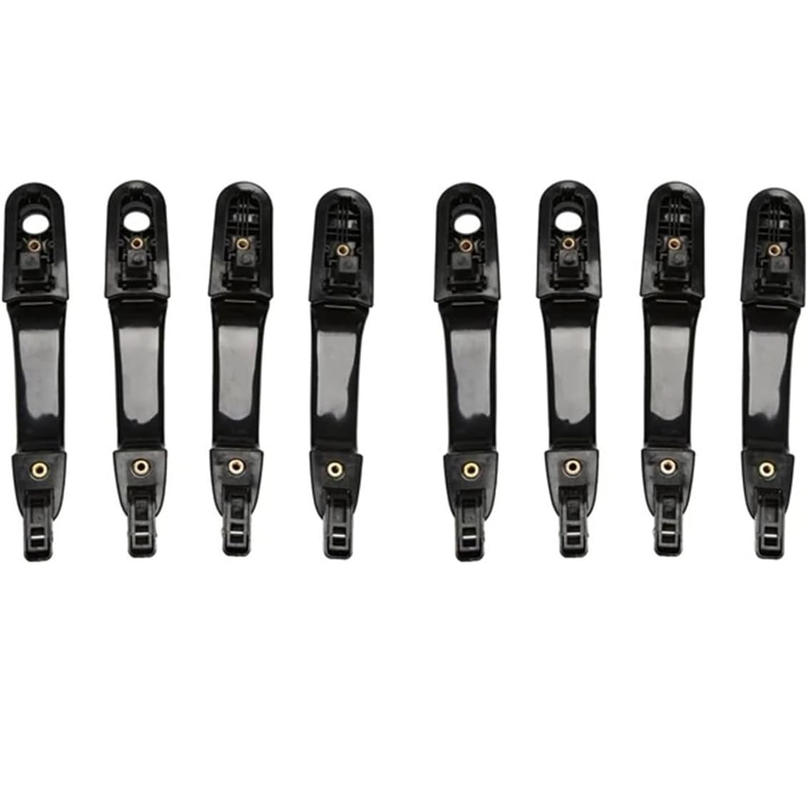 Glymzoi Car Exterior Door Handles Car Outer Door Handle for Hyundai for Tucson 2005-2009 8X Stylings Front Rear Right Left Black