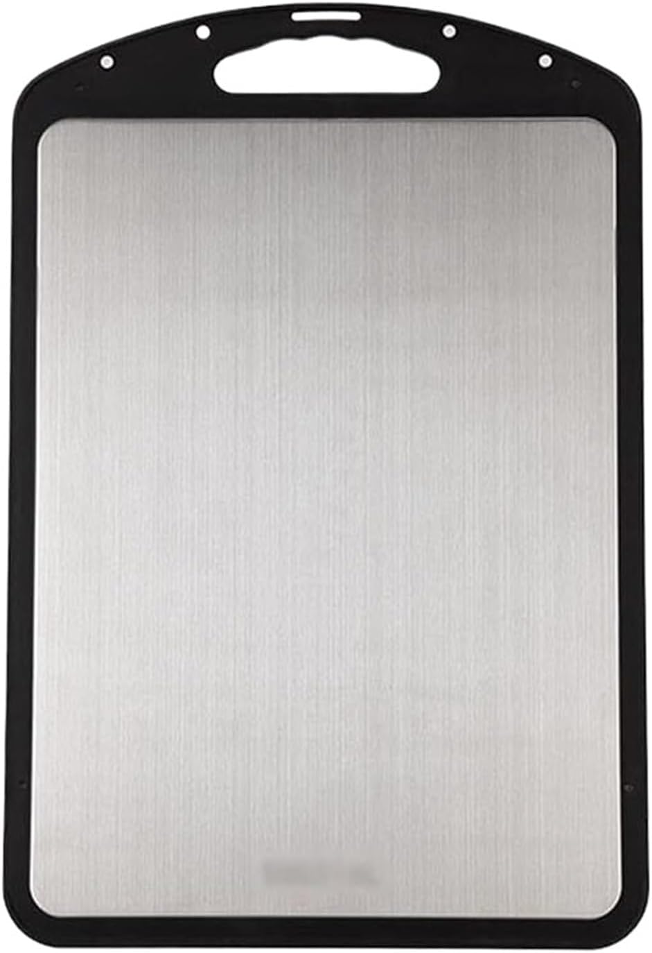 Chopping Board Chopping Board Cutting Board Double Cutting Boards Sided Stainless Steel and Wheat Straw, Easy Grip Handle, Easy to Clean Chopping Boards for Kit(15INCH)