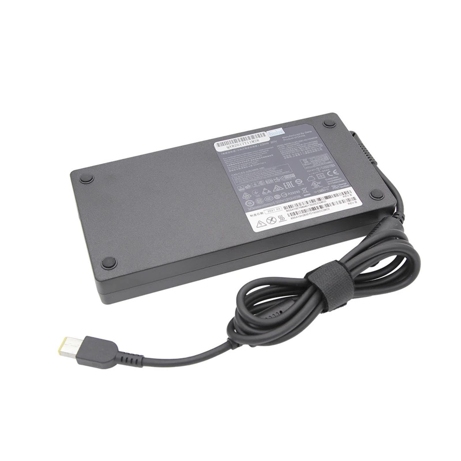Cargador De CA con Adaptador De Regazo USB De 20 V, 11,5 A, 230 W, Compatible con ThinkPad, Compatible con Legion, Y7000 Y7000P Y9000K A940 Y740 Y920 Y540 P70 P71 P72 P73 00HM626(with AU Plug)