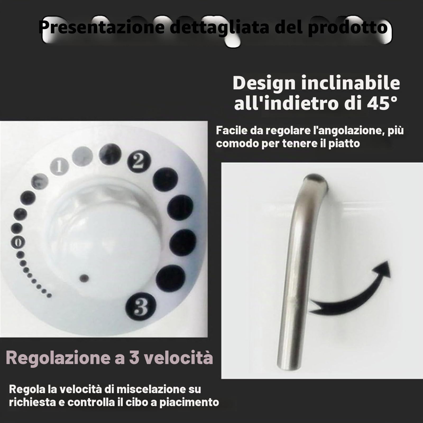 PixCy Impastatrice Planetaria,Ciotola 5 L/7L/10L,Accessori - Frusta,Gancio Impastare E Mescolatore,Impastatrice per Pizza,Pane E Dolci - Perfetta per Ogni Cucina 5L-White