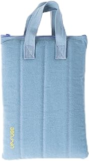 Up Fuse Denim Affair Portrait Laptop Sleeve in Ice Blue
