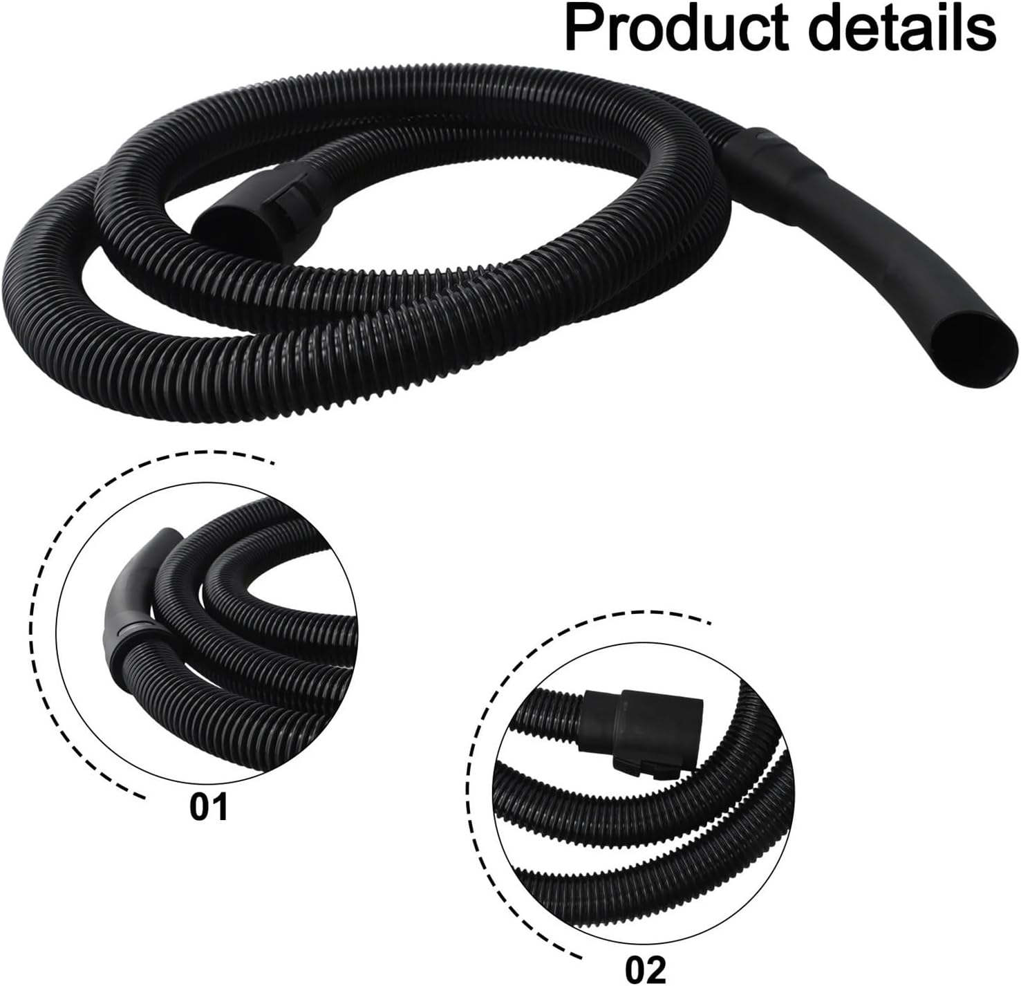 掃除機用吸引ホースパイプ延長チューブ、Karcher WD2 MV2 MV3対応、家庭用掃除機部品