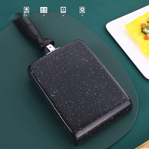 Miniatura 4 de HESND pdg Skillets Creative Sartén antiadherente para desayuno filete huevo panqueques utensilios de cocina color  estilo A