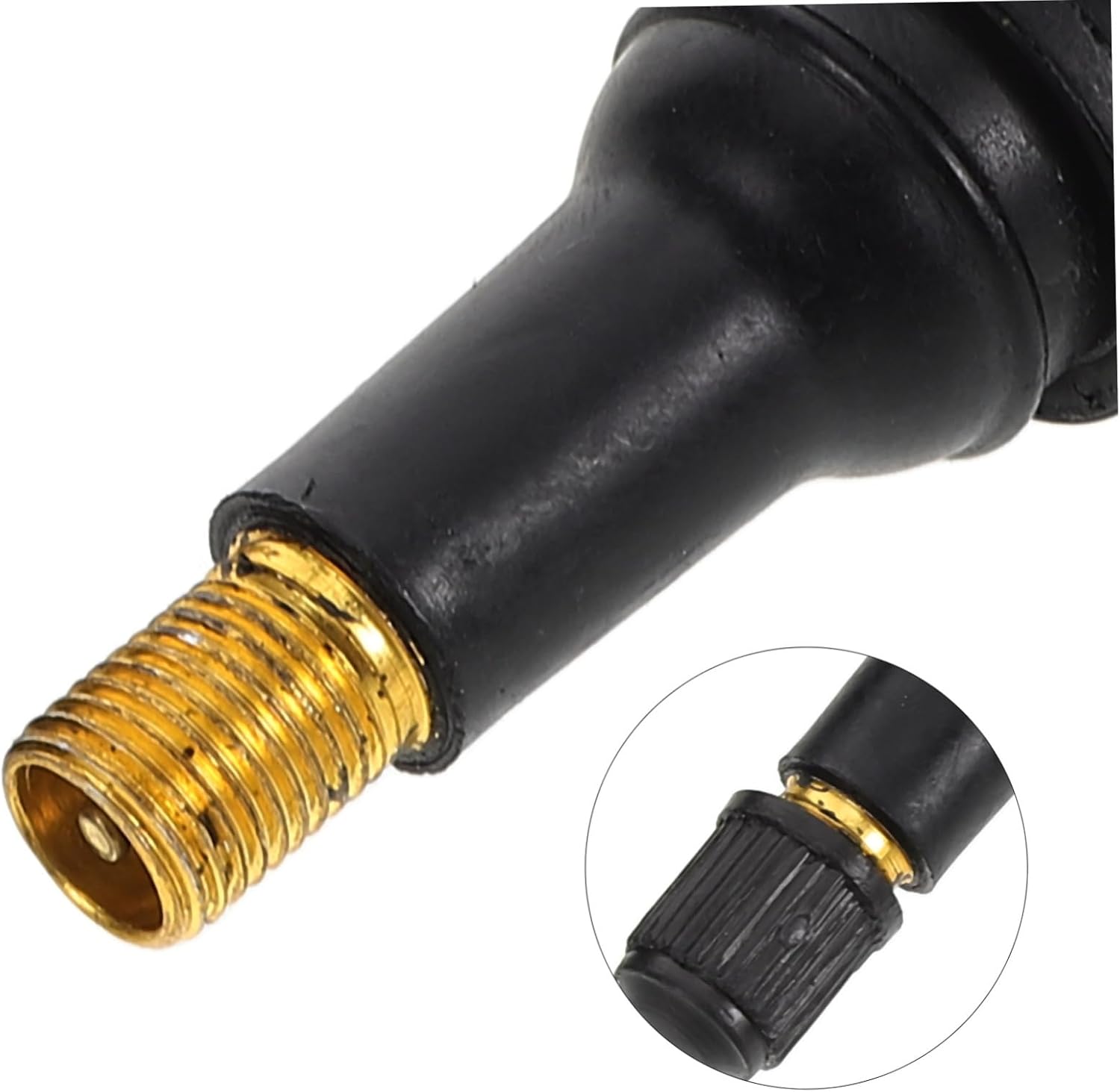 Cabilock Car Tire Valve Replacement Kit 100pcs Rubber Valve Stems Universal Fit Easy to Install