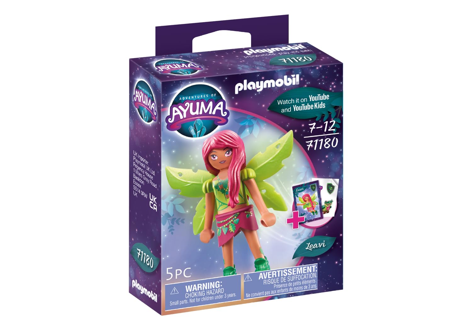 Playmobil Adventures Of Ayuma - Fata Xamira, Personaggio Singolo, Nuovo 2021