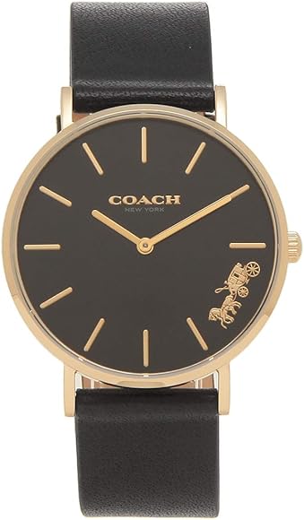 【美品/稼働品】COACH　コーチ　クォーツ/ユニセックス COACH ユニセックスクォーツ腕時計 ブラック