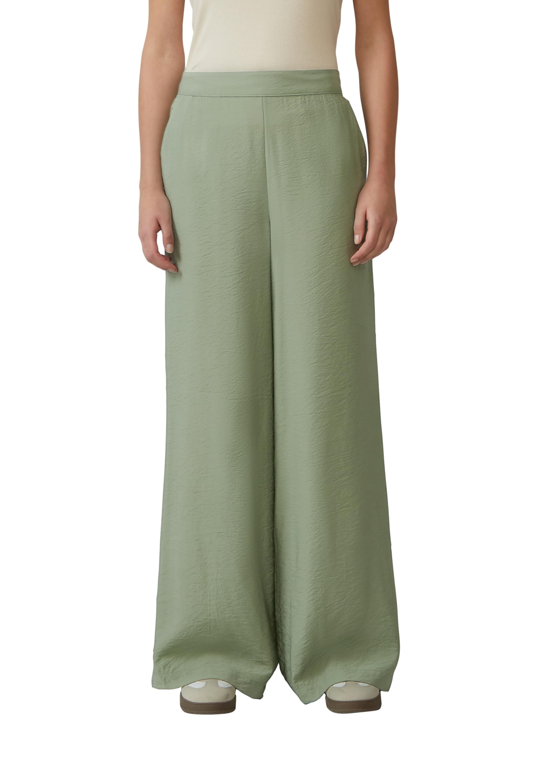 s.Oliver Wide-Leg-Hose im Loose Fit mit Elastikbund