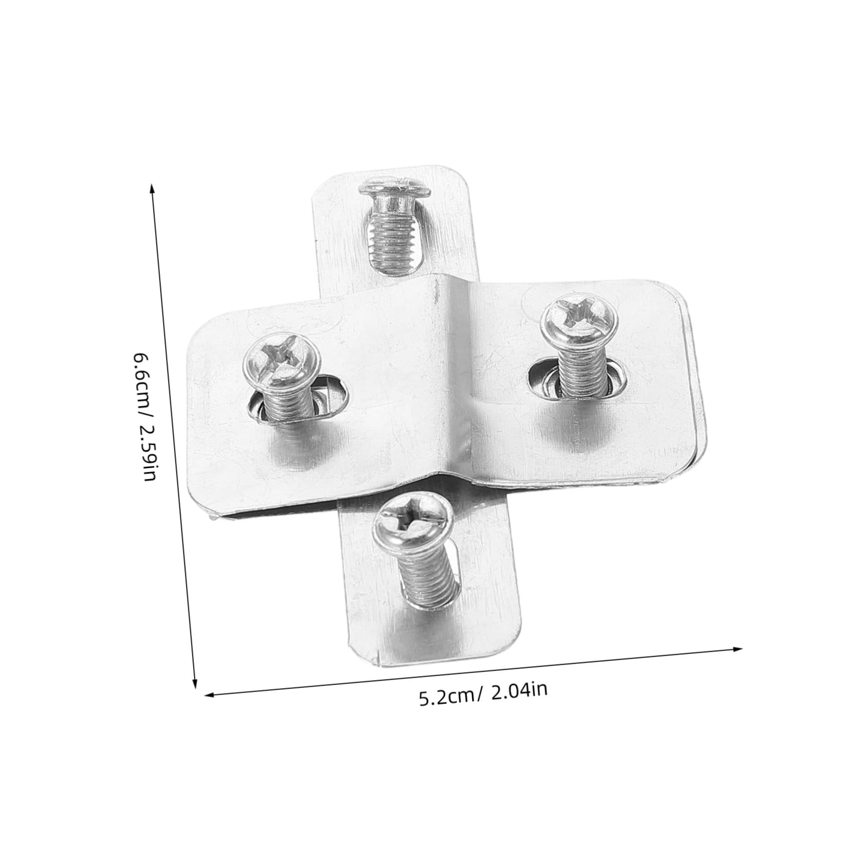 Ciieeo Bike Accessory Clip 5pcs Bike Basket Clip Base Mounting Adapter for Cargo Rack Bicycle Basket Holder