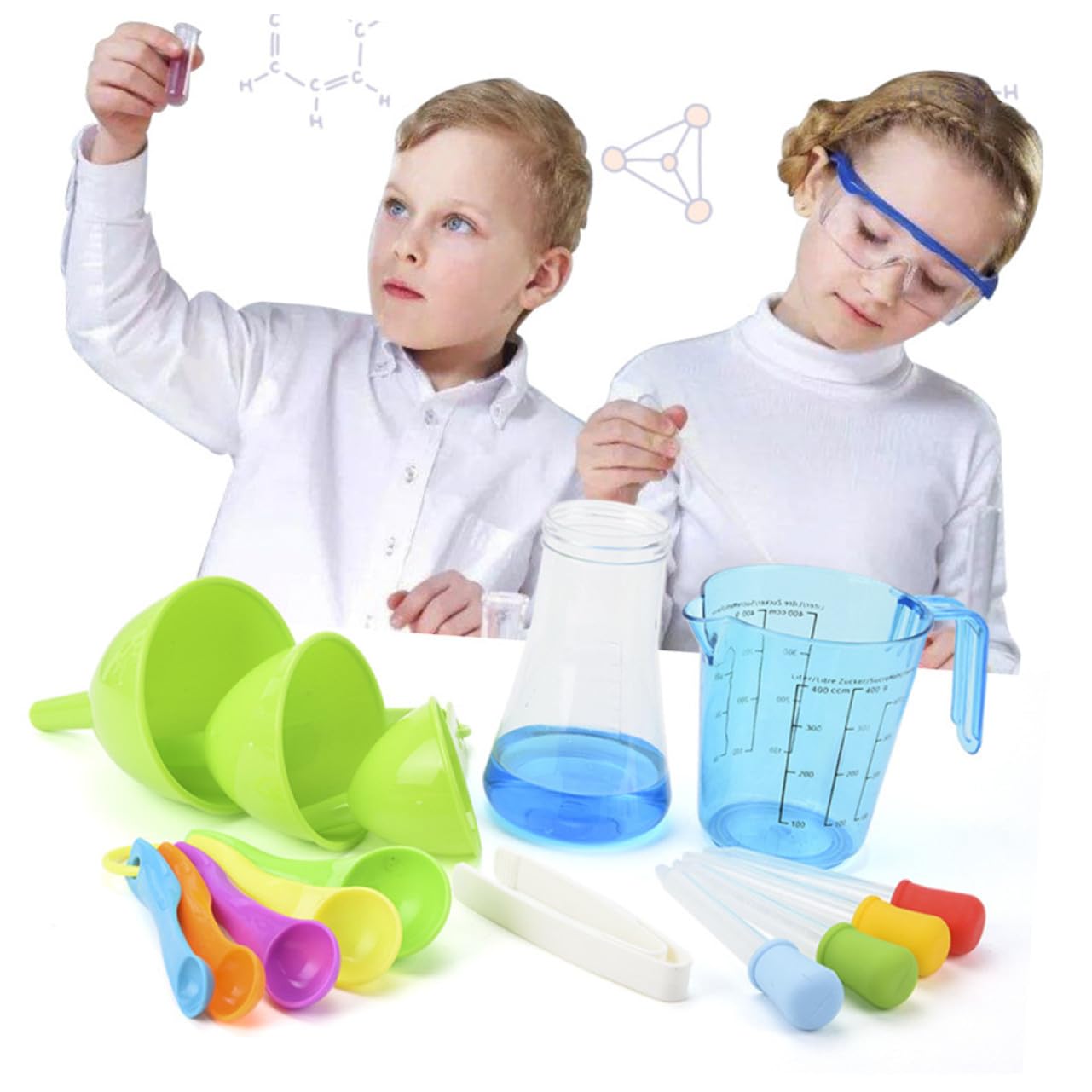 Toddmomy Kit Scientifique pour Garçon Fille Kit De Chimie Et Jouets Expériences De Laboratoire