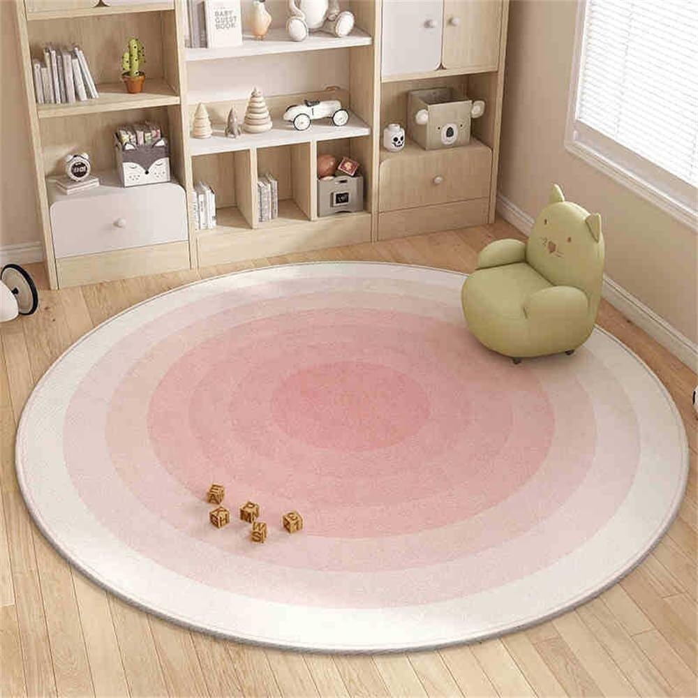SSDDLZEQ Premium durable range Round Office Chair Mat, Suitable For Protecting Carpets And Hardwood Floors(Concentric Circles,80cm)