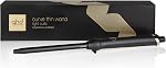 ghd Thin Wand Hair Curler ― 0.5" Hair Curler Wand with Safer-for-Hair Styling Tool Temperature, Perfect Curling Wand to Create Tight Curls in Seconds with All Day Curl Hold ― Black